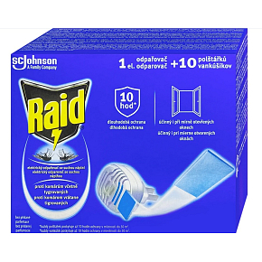 Raid Elektrický odparovač, suchý vankúšik 1+10 ks