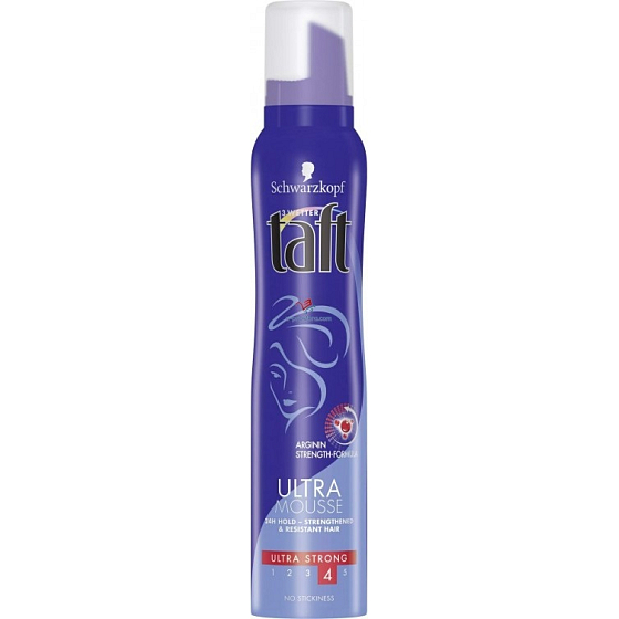 Taft Ultra Silne tužiace penové tužidlo na vlasy 200 ml