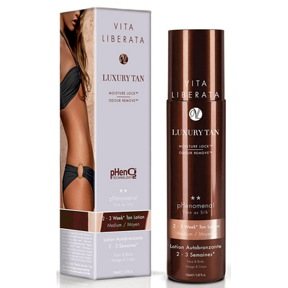 Vita Liberata pHenomenal Samoopaľovacie mlieko na tvár a telo pre 2-3 týždenné opálenie Medium - stredná 200 ml