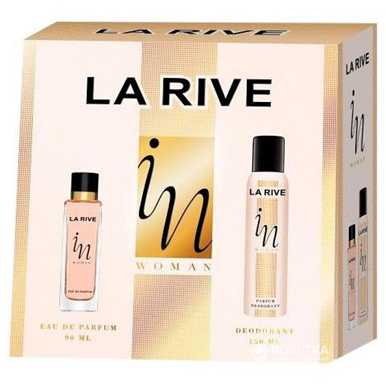 La Rive In Woman toaletná voda pre ženy 90 ml + dezodorant sprej 150 ml, darčeková sada