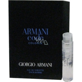 Giorgio Armani Code Colonia toaletná voda pre mužov 1,2 ml s rozprašovačom, vialka