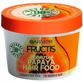 Garnier Fructis Papaya Hair Food obnovujúci maska na poškodené vlasy 390 ml