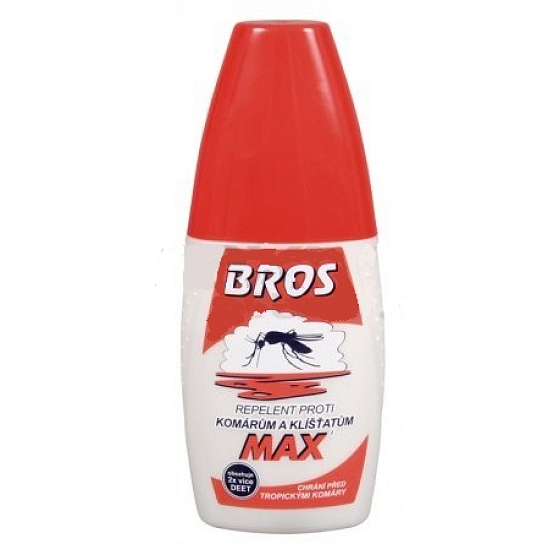 Bros Max Repelent proti komárom a kliešťom 50 ml rozprašovač