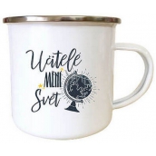 Bohemia Gifts Plecháčik s potlačou Učitelia menia svet priemer 8 cm