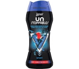 Lenor Unstoppables Sport vonné perličky do práčky dodávajú prádlu intenzívnu sviežu vôňu až do ďalšieho prania 210 g