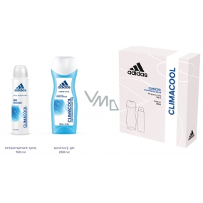 Adidas Climacool antiperspirant dezodorant sprej pre ženy 150 ml + sprchový gél 250 ml, kozmetická sada