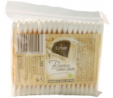Lybar Original Natural Bamboo bambusové vatové tyčinky vrecko 100 kusov