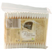 Lybar Original Natural Bamboo bambusové vatové tyčinky vrecko 100 kusov