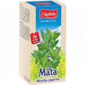 Apotheke Mäta pieporná čaj podporuje trávenie a prispieva k príjemnej relaxácii 20 x 1,5 g