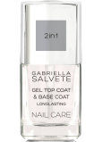 Gabriella salva Nail Care Gél 2v1 Top and Base Coat gélový vrchný lak na nechty 11 ml