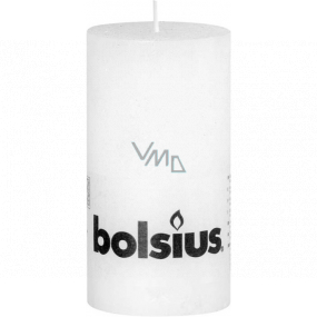 Bolsius Rustic sviečka biela valec 68 x 130 mm