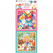 Baby Genius Puzzle Princezné 15 x 15 cm, 16 a 20 dielikov, 2 obrázky