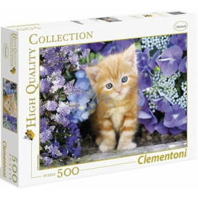 Clementoni Puzzle Mačka v kvetoch 1000 dielikov, odporúčaný vek 9+