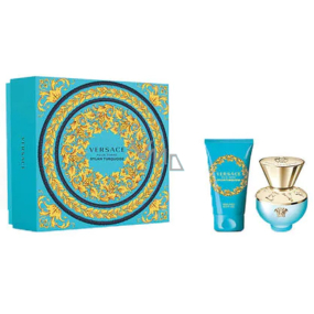 Versace Dylan Turquoise toaletná voda 30 ml + telové mlieko 50 ml, darčeková sada pre ženy