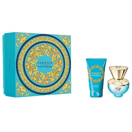 Versace Dylan Turquoise toaletná voda 30 ml + telové mlieko 50 ml, darčeková sada pre ženy