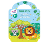 Ditipo Fun School Animals farebná kniha aktivít 32 strán 27,5 x 21,5 cm vek 5+