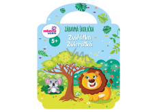 Ditipo Fun School Animals farebná kniha aktivít 32 strán 27,5 x 21,5 cm vek 5+