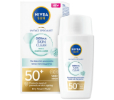 Nivea Sun Derma Skin Clear OF 50+ Ľahký opaľovací krém 40 ml