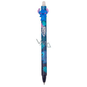 Colorino Pogumované pero Disney Stitch tmavomodré, modrá náplň 0,5 mm rôzne typy