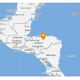 Charm Striebro 925 Honduras vlajka - hojdajúca sa mapa, prívesok na náramok cestovanie