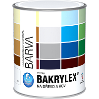 Bakrylex Univerzál mat V2066 farba na drevo a kov 0565 zeleň tmavá, 700 g