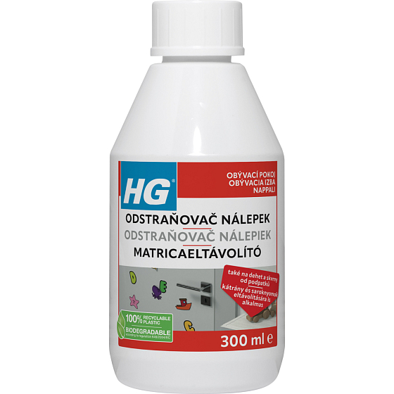 HG odstraňovač nálepiek, 300 ml