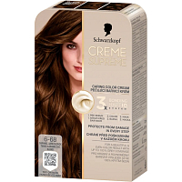 Schwarzkopf Creme Supreme farba na vlasy 6-68 tmavá karamelová blond 60 ml