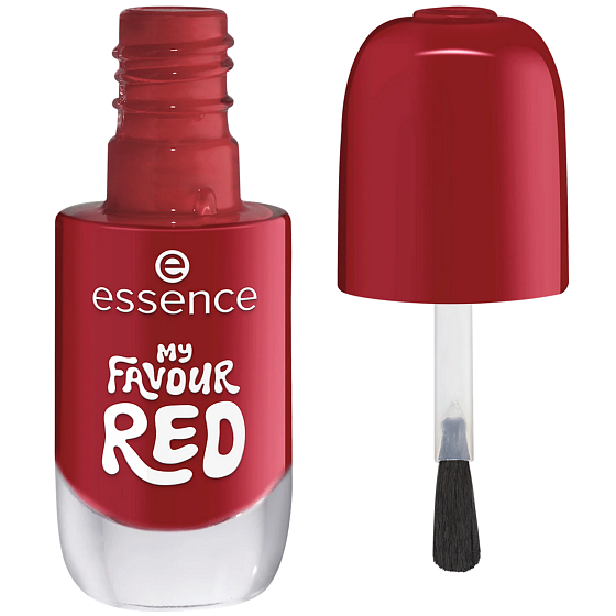 Essence lak na nechty Gel nail Colour 14 My Favour Red, 8 ml