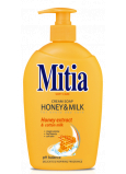 Mitia Honey & Milk tekuté mydlo s medovými extraktmi dávkovač 500 ml