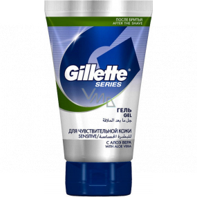 Gillette Series Sensitive Aloe Vera gél po holení pre mužov 100 ml
