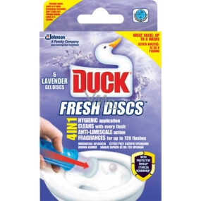 Duck Fresh Discs Levanduľa WC gél pre hygienickú čistotu a sviežosť toalety 36 ml