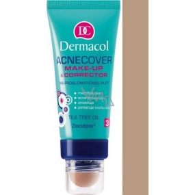 Dermacol Acnecover make-up & Corrector make-up a korektor 04 odtieň 30 ml + 3 g