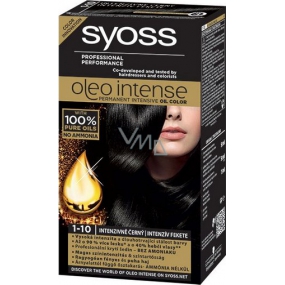 Syoss Oleo Intense Color farba na vlasy bez amoniaku 1-10 Intenzívne čierny