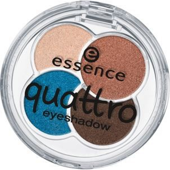 Essence Quattro Eyeshadow očné tiene 16 Down To Earth 5 g