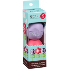 Eos Limited Edition Spring 2015 Fresh Watermelon, Vodný melón balzam na pery 7 g + Passion Fruit, Marakuja balzam na pery 7 g