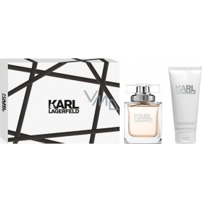 Karl Lagerfeld Eau de Parfum toaletná voda pre ženy 85 ml + telové mlieko 100 ml, darčeková sada