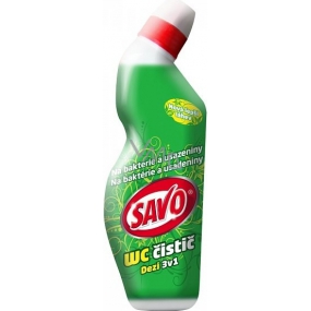 Savo Dezi 3v1 Wc gél tekutý čistič 750 ml