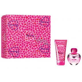 Moschino Pink Bouquet toaletná voda pre ženy 30 ml + telové mlieko 50 ml, darčeková sada