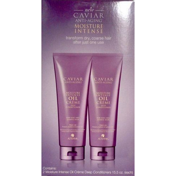 Alterna Caviar Moisture Intense Oil Créme Deep olejový kaviárový hydratačný kondicionér pre veľmi suché, hrubé, nepoddajné vlasy 916 ml Maxi