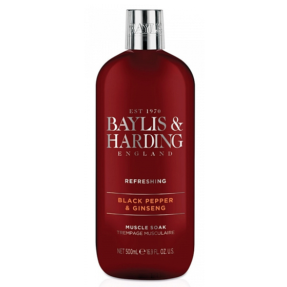 Baylis & Harding Men Čierne korenie a Ženšen pena do kúpeľa pre mužov 500 ml