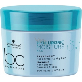 Schwarzkopf Professional BC Bonacure Hyaluronic Moisture Kick Treatment hĺbkovo hydratačná maska pre normálne a suché vlasy 200 ml