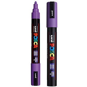 Posca Univerzálny akrylový popisovač 1,8 - 2,5 mm fialový PC-5M