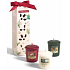 Yankee Candle Magical Christmas Morning Singing Carols - Spievanie kolied + Holiday Hearth - Sviatočné krb + Surprise Snowfall - Snehové prekvapenie vonná sviečka votívny 3 x 49 g, vianočné darčeková sada