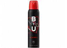 BU Heartbeat dezodorant sprej pre ženy 150 ml