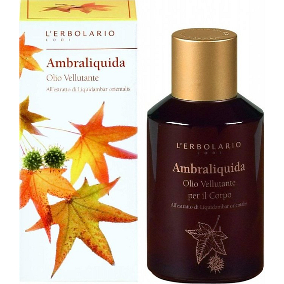 L'Erbolario Ambraliquida vyhladzujúci telový olej 125 ml