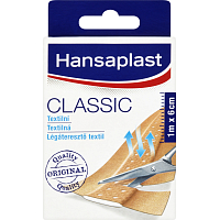 Hansaplast Classic náplasť textilná, 6 cm × 1 m