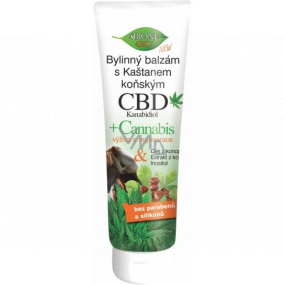 Bione Cosmetics CBD kanabidiol bylinný balzam s gaštanom 300 ml