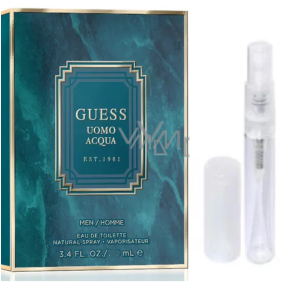 Guess Uomo Acqua Men toaletná voda pre mužov 2 ml s rozprašovačom, fľaštička