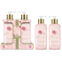Baylis & Harding Rose, Poppy and Vanilla tekuté mydlo 300 ml + mlieko na ruky a telo 300 ml, kozmetická sada pre ženy