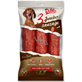 Dafiko Jumbo Sausage klobása pre psov, mäsová pochúťka pre psov 60 g